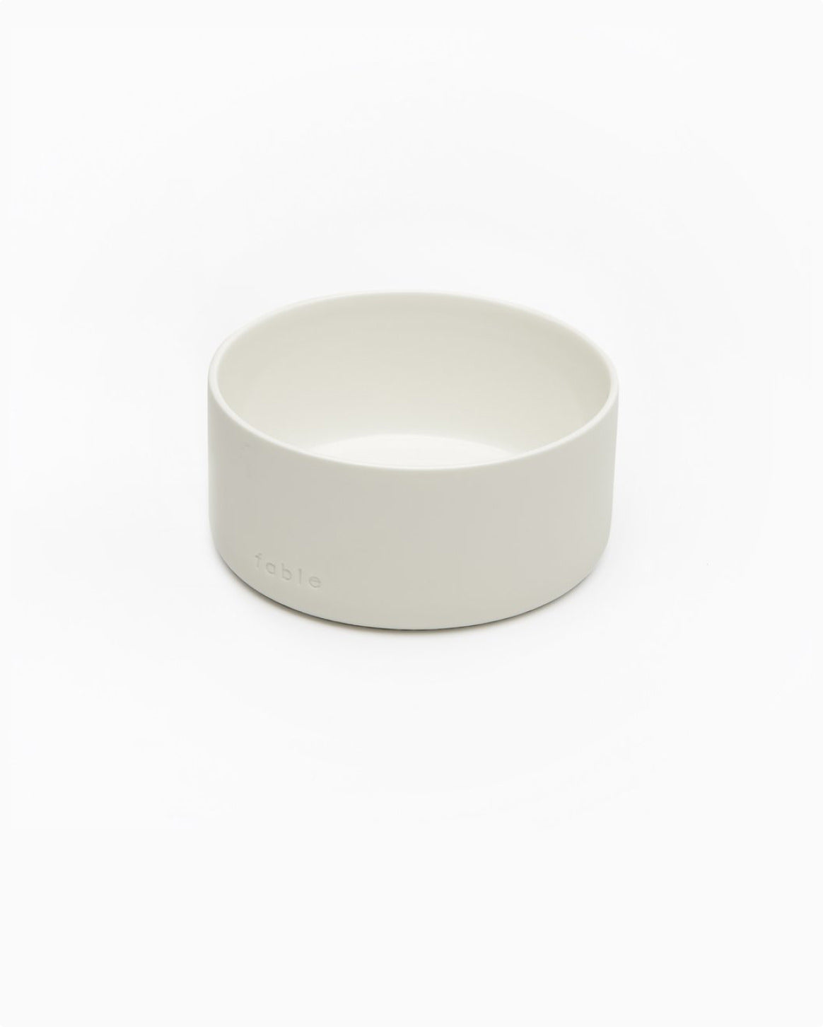 Fable weighted ceramic cat bowl