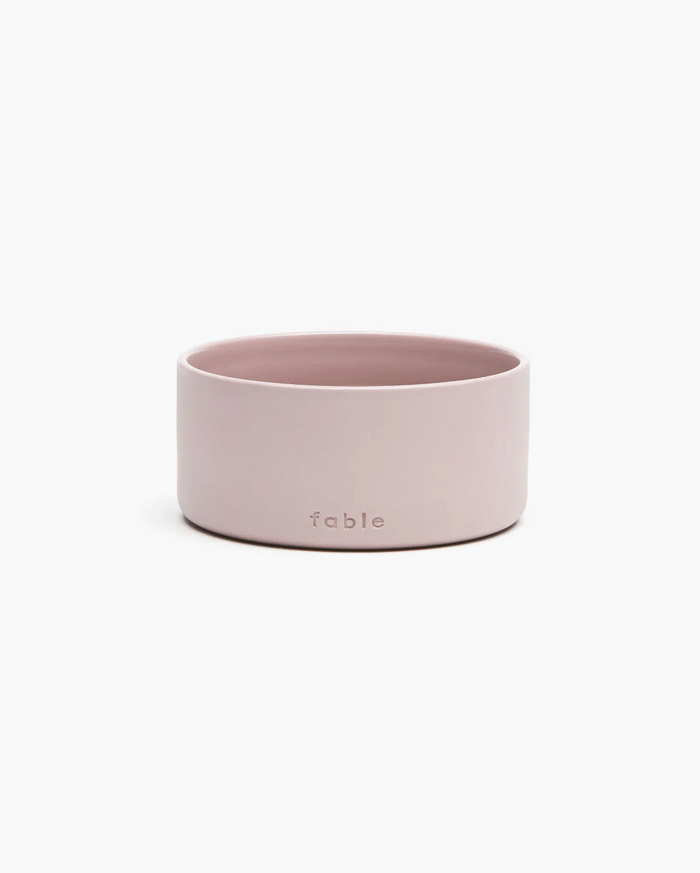 Fable weighted ceramic cat bowl