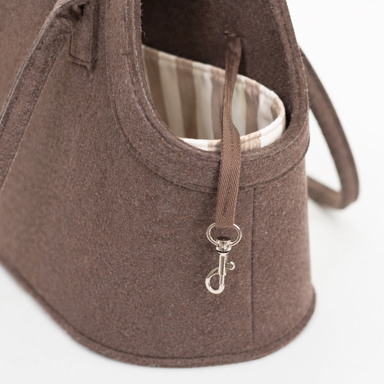 Nooee Ash quilted cat carrier travel bag