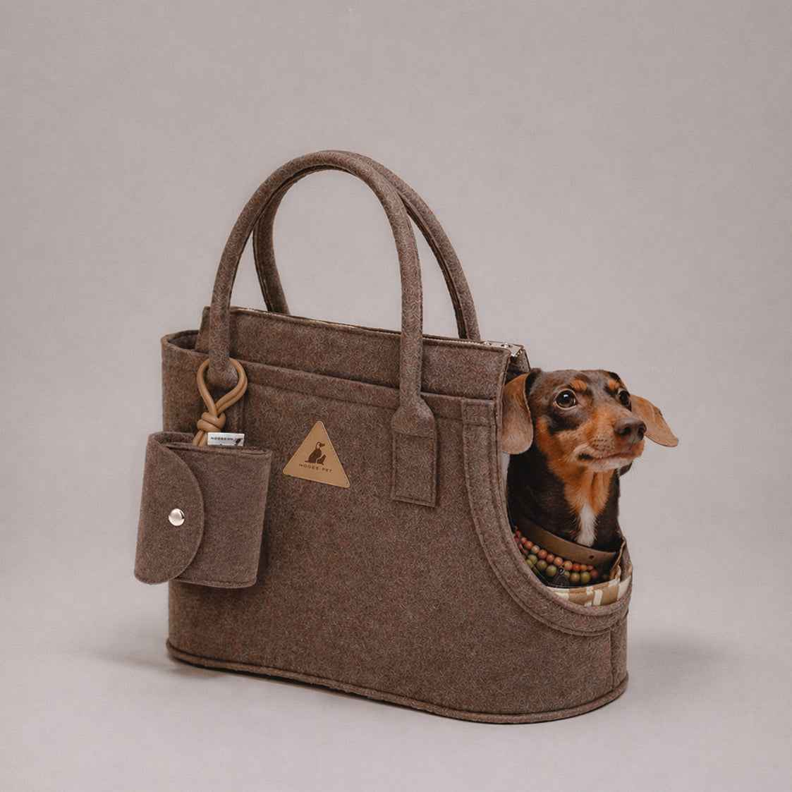 Nooee Ash quilted cat carrier travel bag