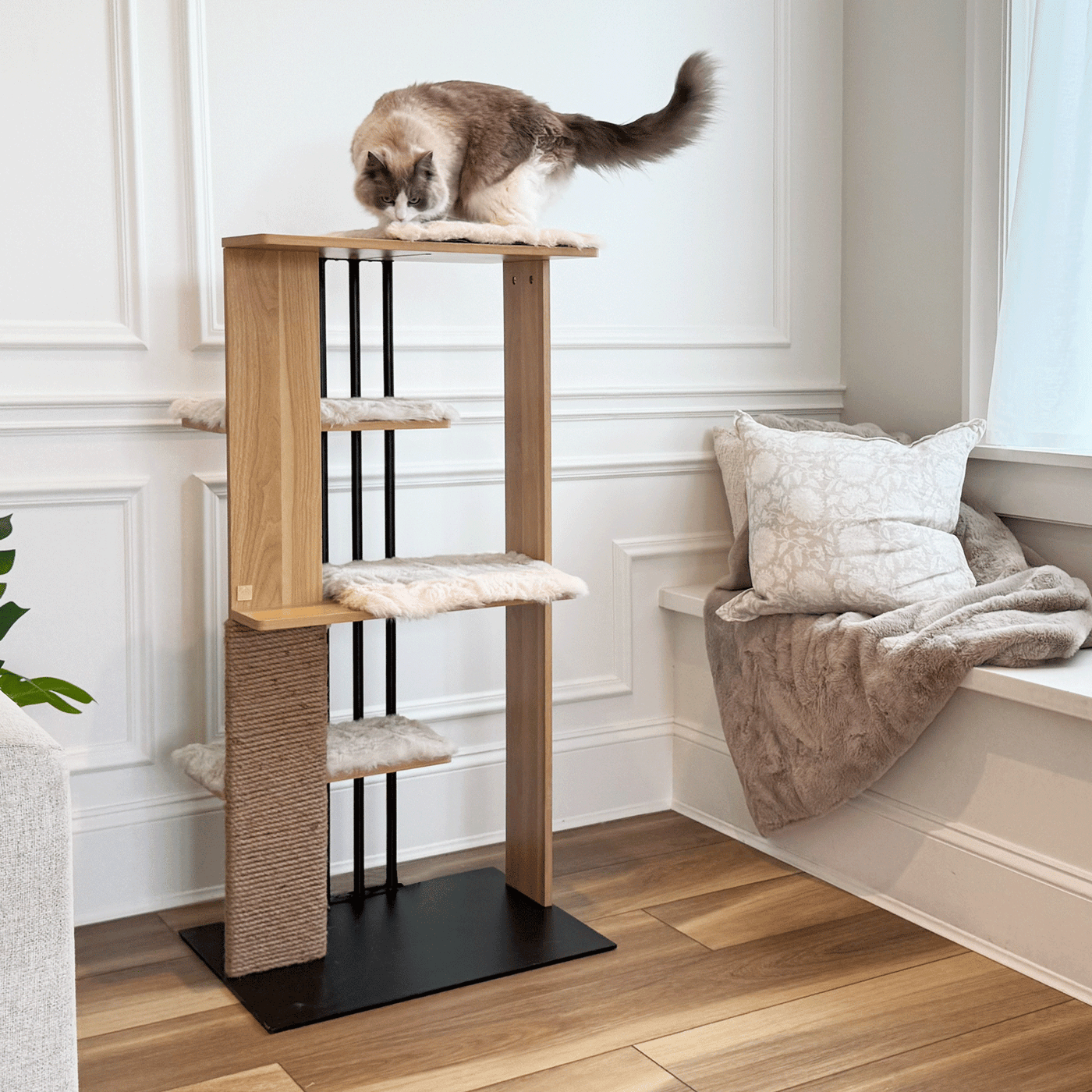 Cali Cat Tree Floor Lamp by 4Cats & Dogs, view 2