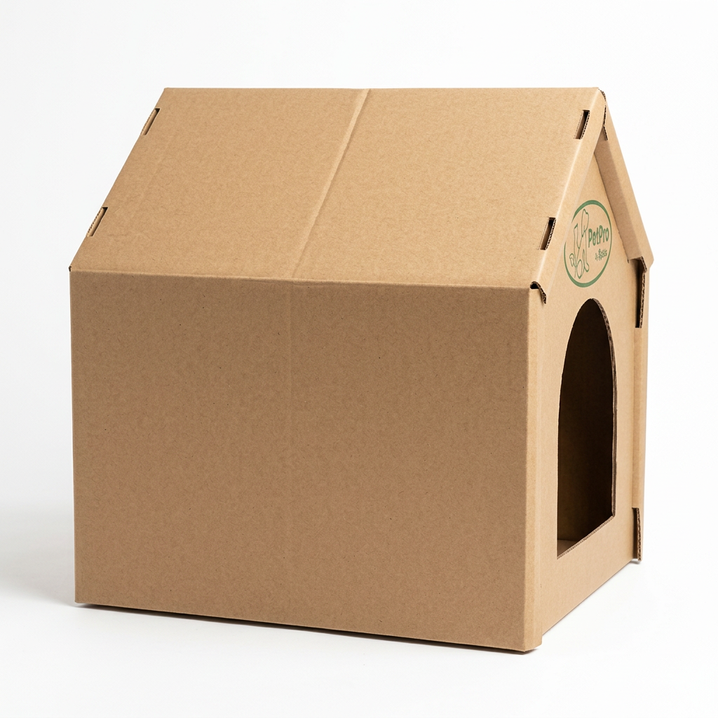 Cardboard Cat House, Small by Designer Pet, view 3