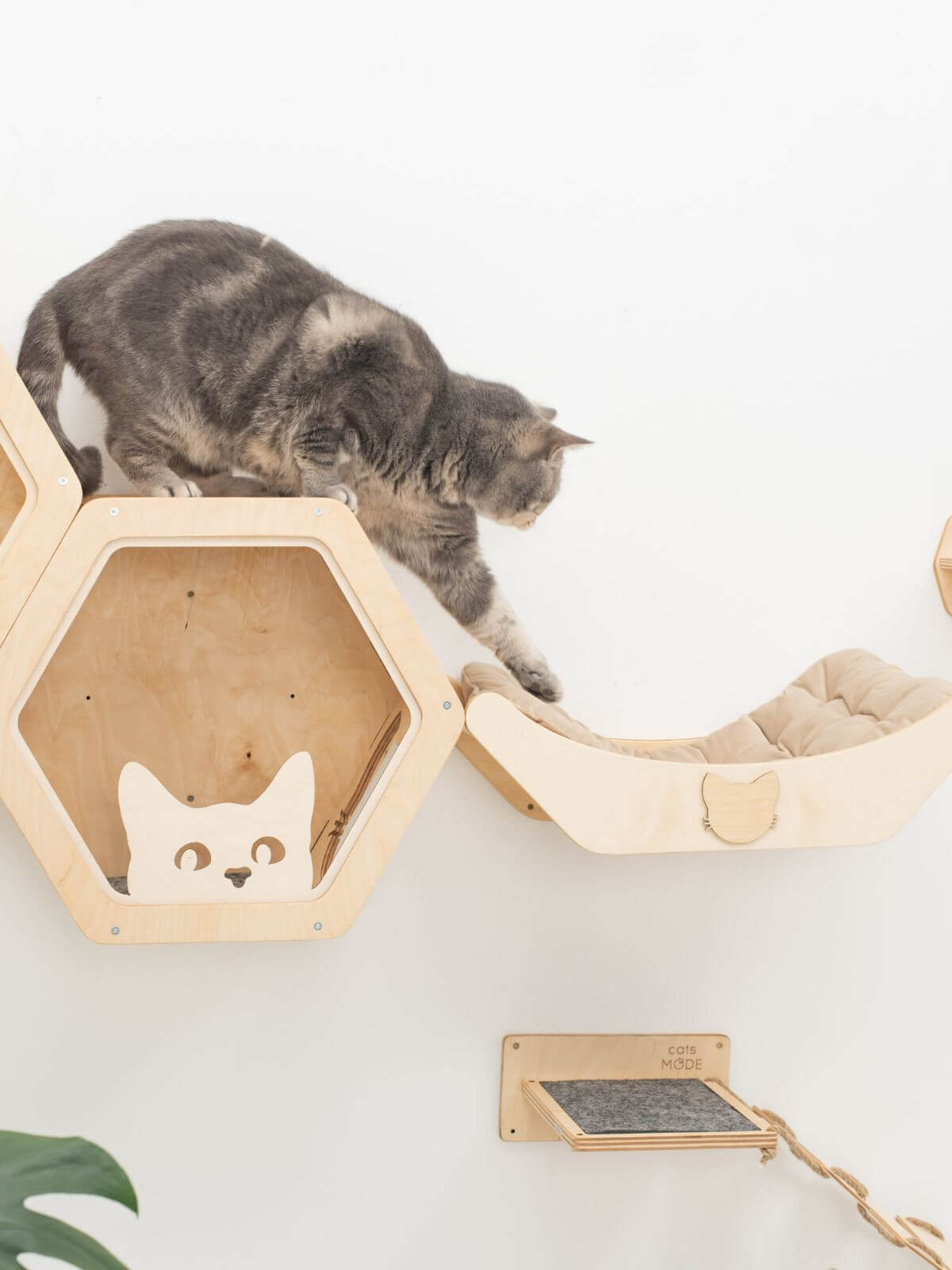 Cat Bed Shelf White