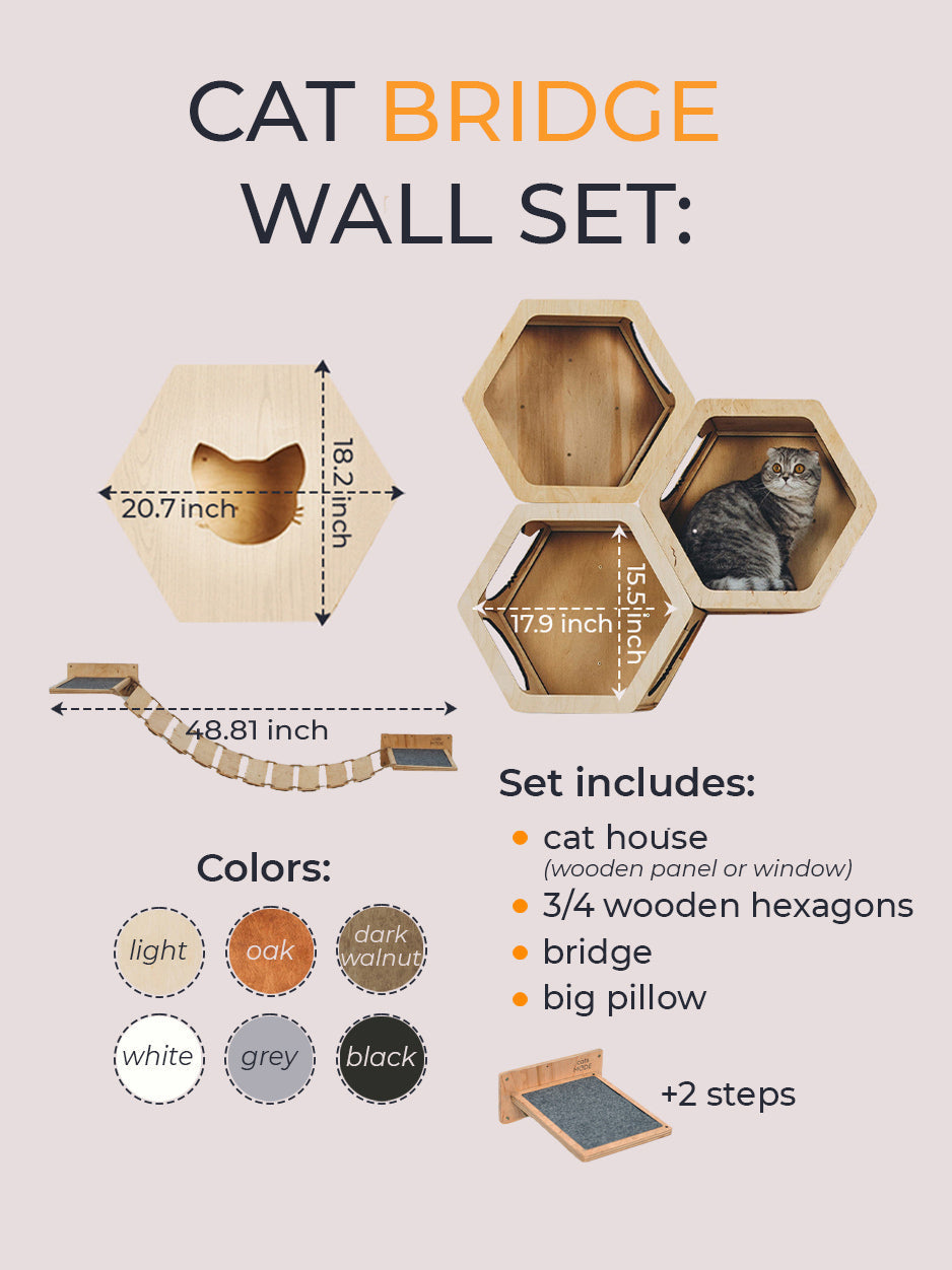 Cat Wall Bridge Furniture Set