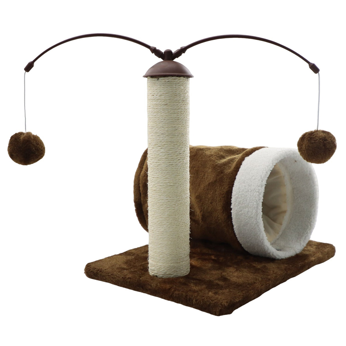 Cat Scratching Post with Play Tunnel by SeasonHome