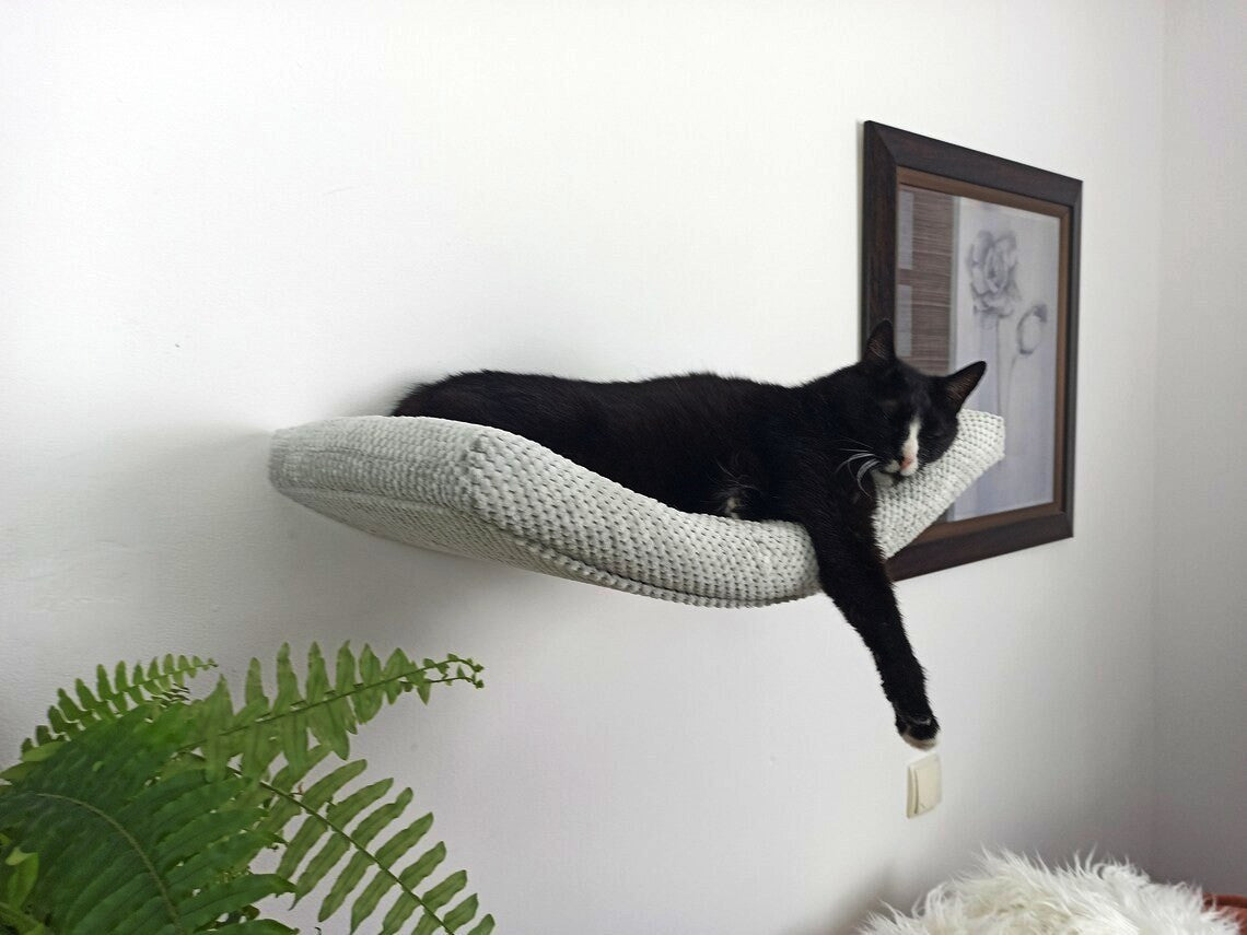 Arcing Haven Cat Wall Shelf, 75 cm by Cat's Atelier, view 12