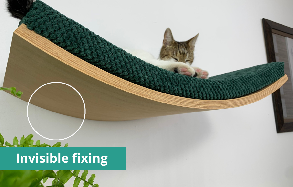 Cozy Nook Flat Cat Shelf, 60 cm by Cat's Atelier, view 2