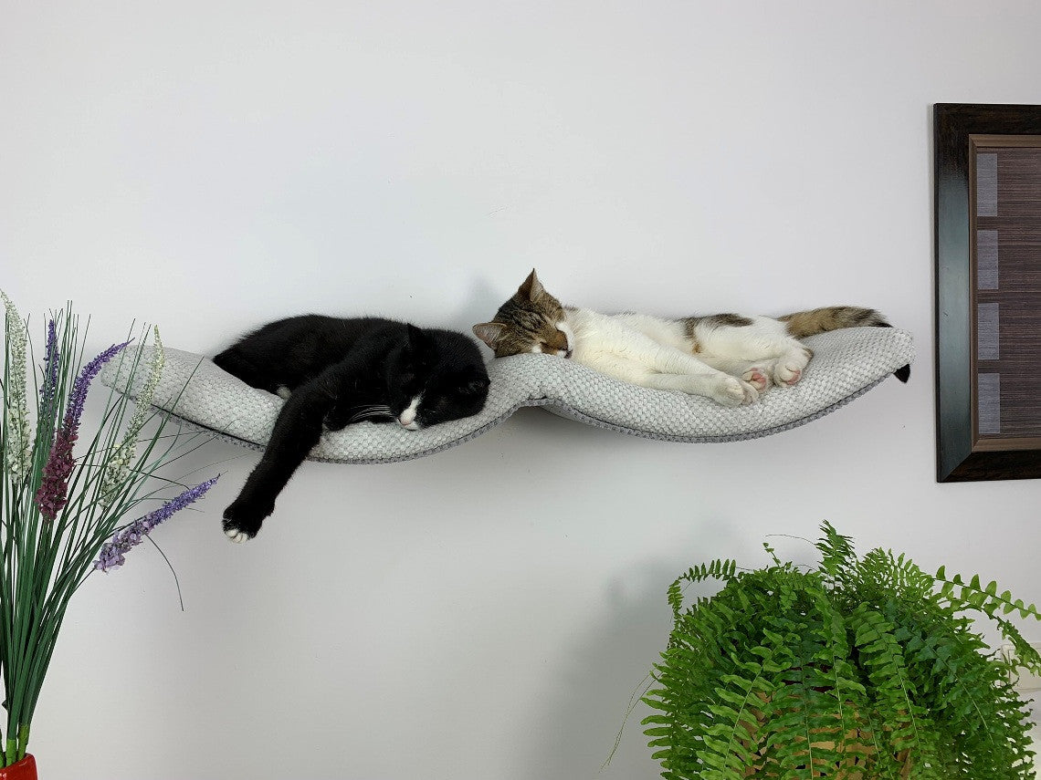 Double Arch Haven Cat Wall Shelf, 100 cm by Cat's Atelier, view 10