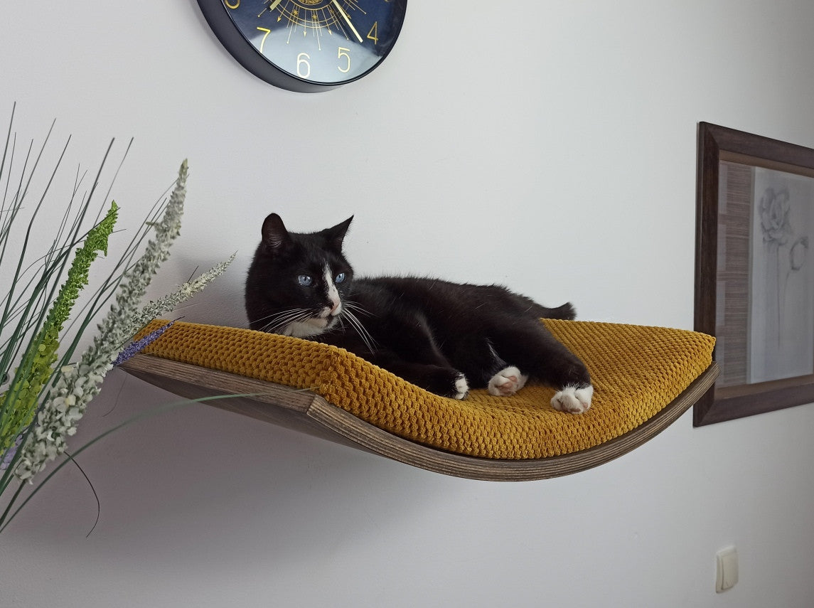 Softly Shaped Cat Wall Shelf, 60 cm by Cat's Atelier