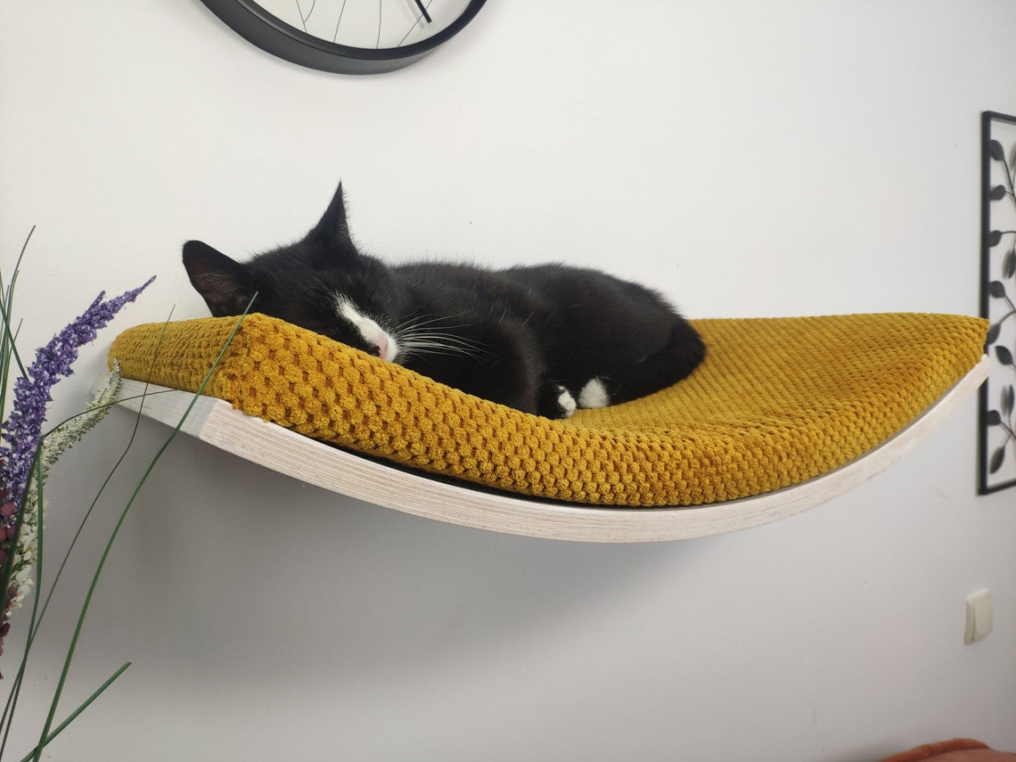 Softly Shaped Cat Wall Shelf, 60 cm by Cat's Atelier, view 11