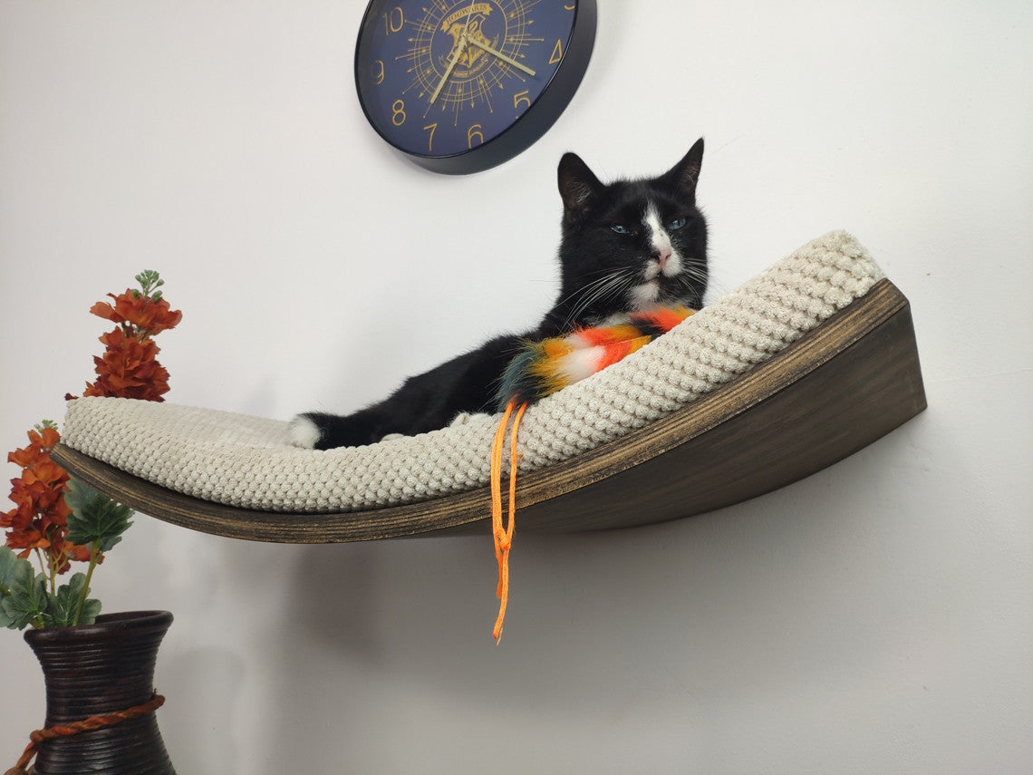 Softly Shaped Cat Wall Shelf, 60 cm by Cat's Atelier, view 10