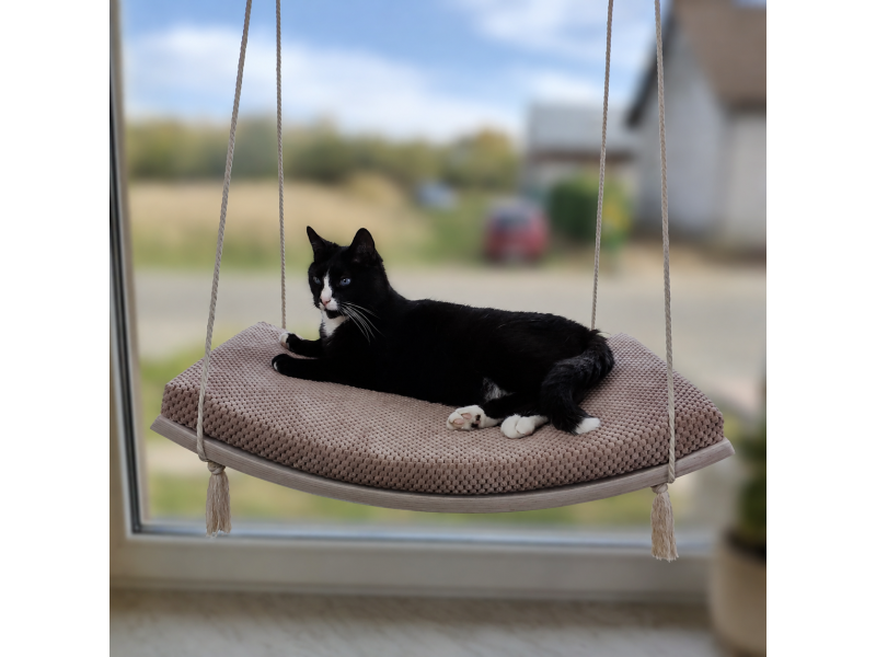 Window Hammock Cat Shelf, 60 cm by Cat's Atelier