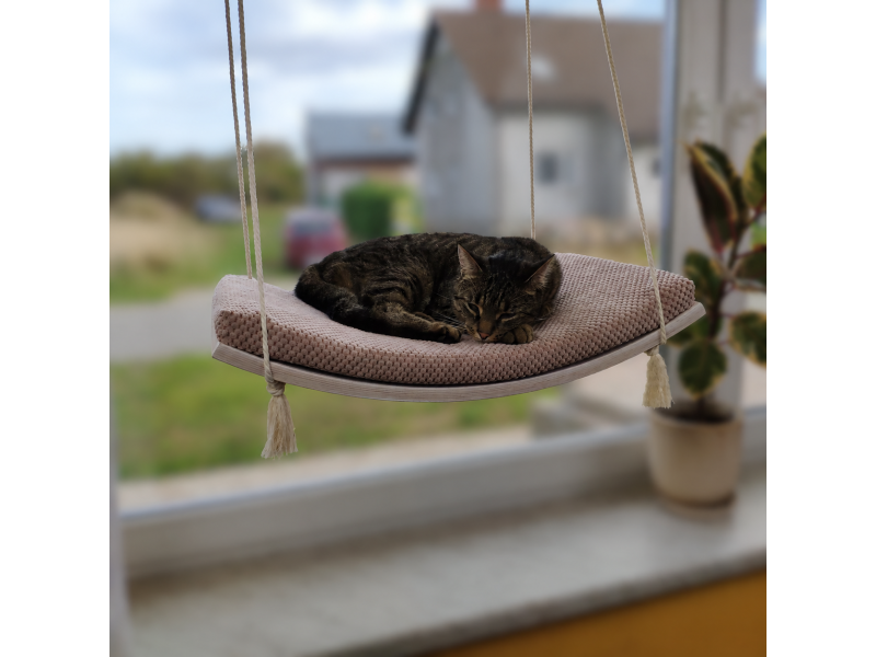 Window Hammock Cat Shelf, 60 cm by Cat's Atelier, view 2