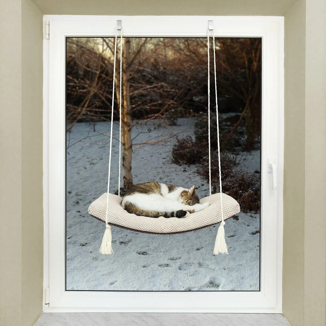 Arcing View Cat Window Shelf, 75 cm by Cat's Atelier, view 3
