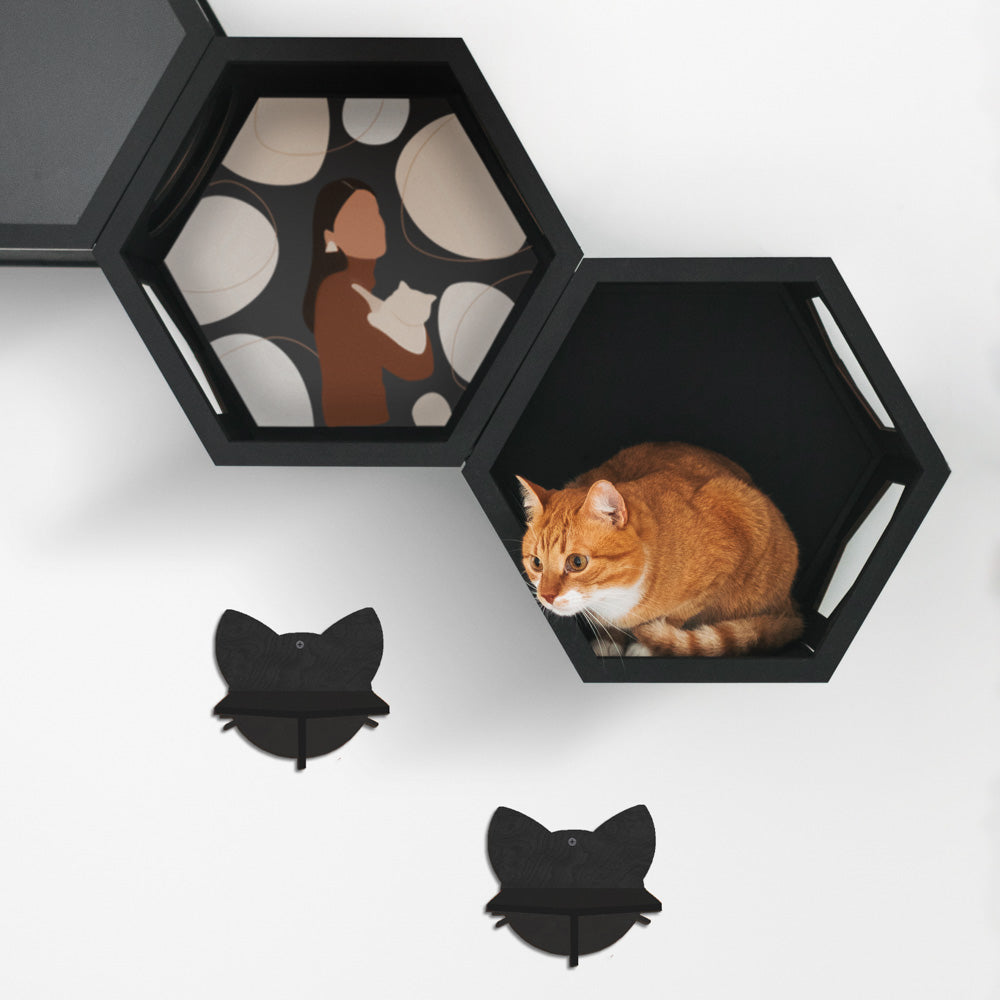 Black Cat Wall Furniture Set