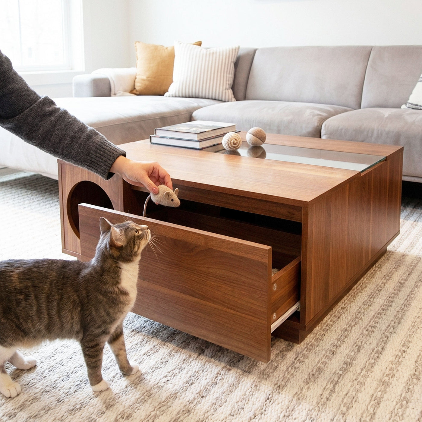 Coco Cat Coffee Table by 4Cats & Dogs, view 8
