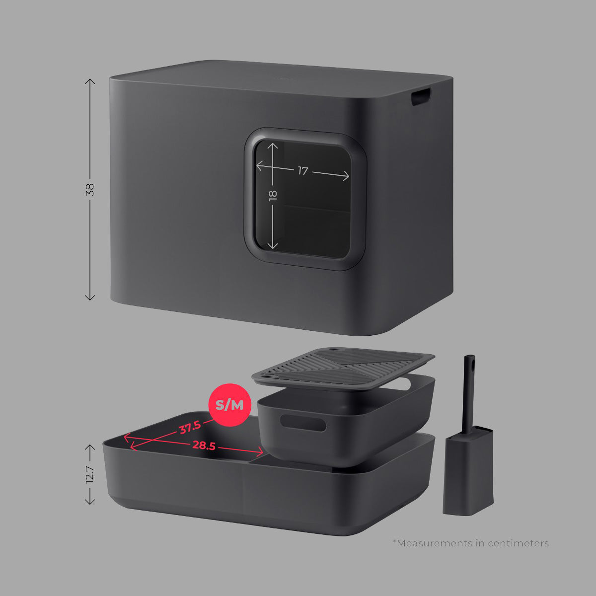 Dome Enclosed Litter Box