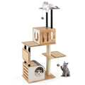 Cat Tower with Dual Condos and Sisal Posts