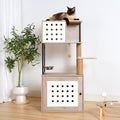 Cat Tower with Litter Box Hideaway