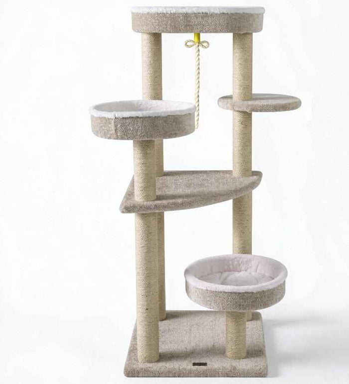 51" Cat Tree with Plush Perches