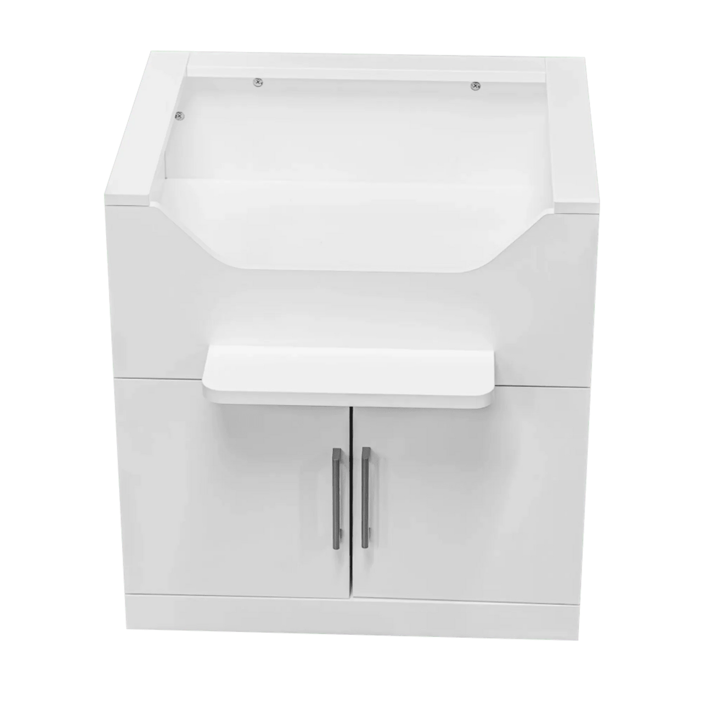 LoftyLoo elevated cat litter box raised to standing height for easier cleaning