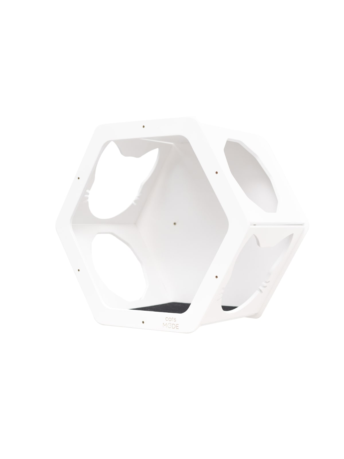 Wall Mount Cat Shelves Black