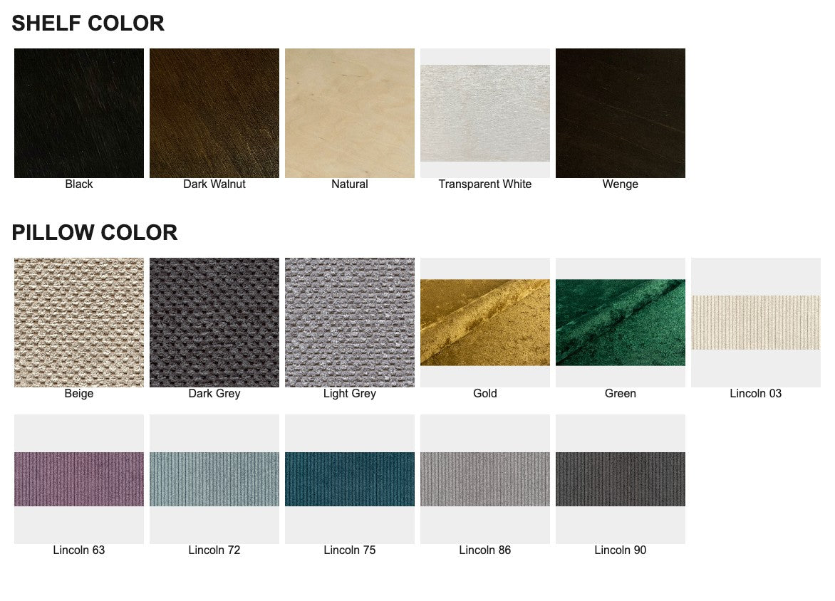 If Cats Can Fly shelf and pillow color options