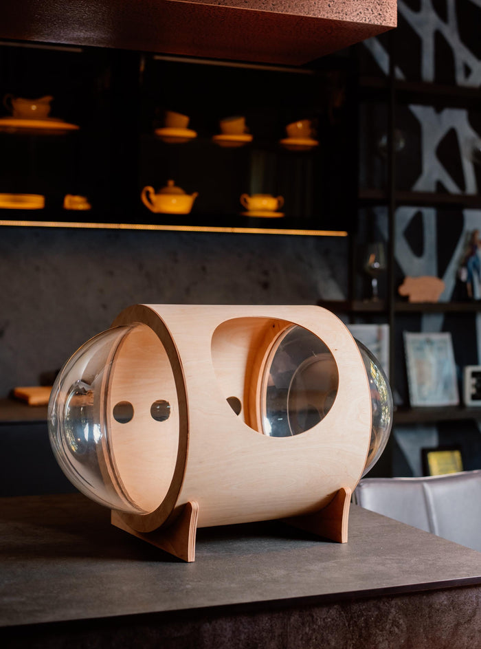 Cosmo Cat House with Acrylic Domes, Cats Joys