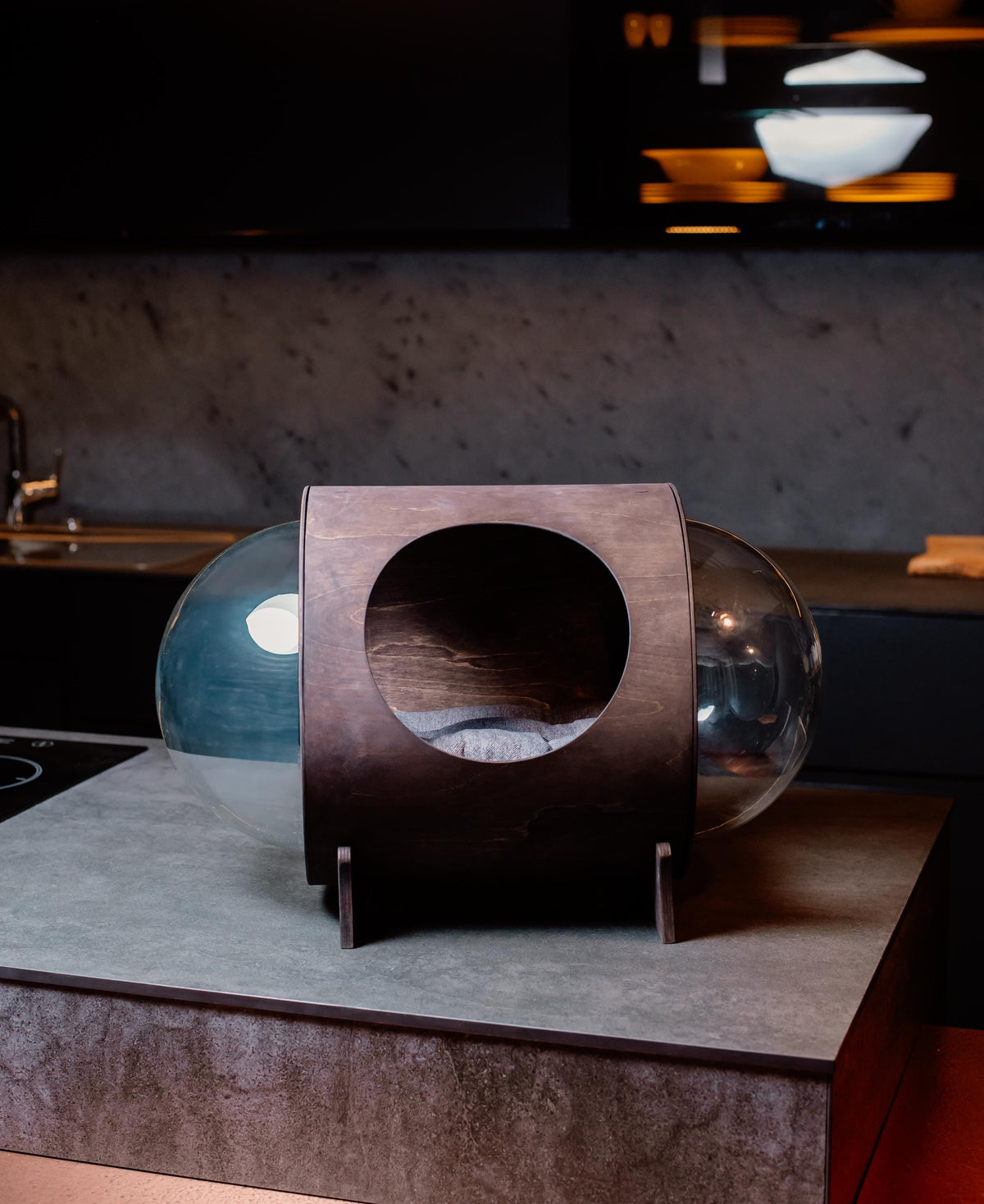 Cosmo Cat House with Acrylic Domes, Cats Joys