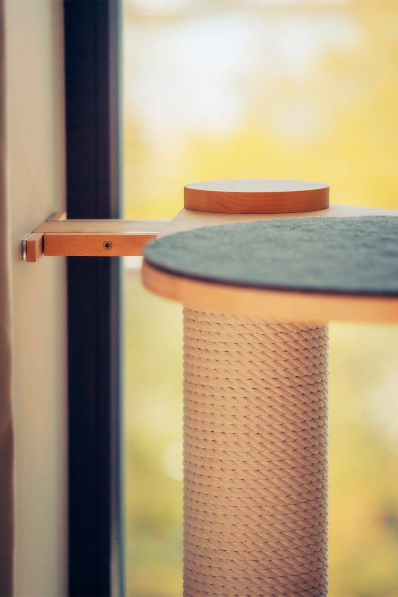 Wall-Mounted Cat Tree, 2 Posts, view 3