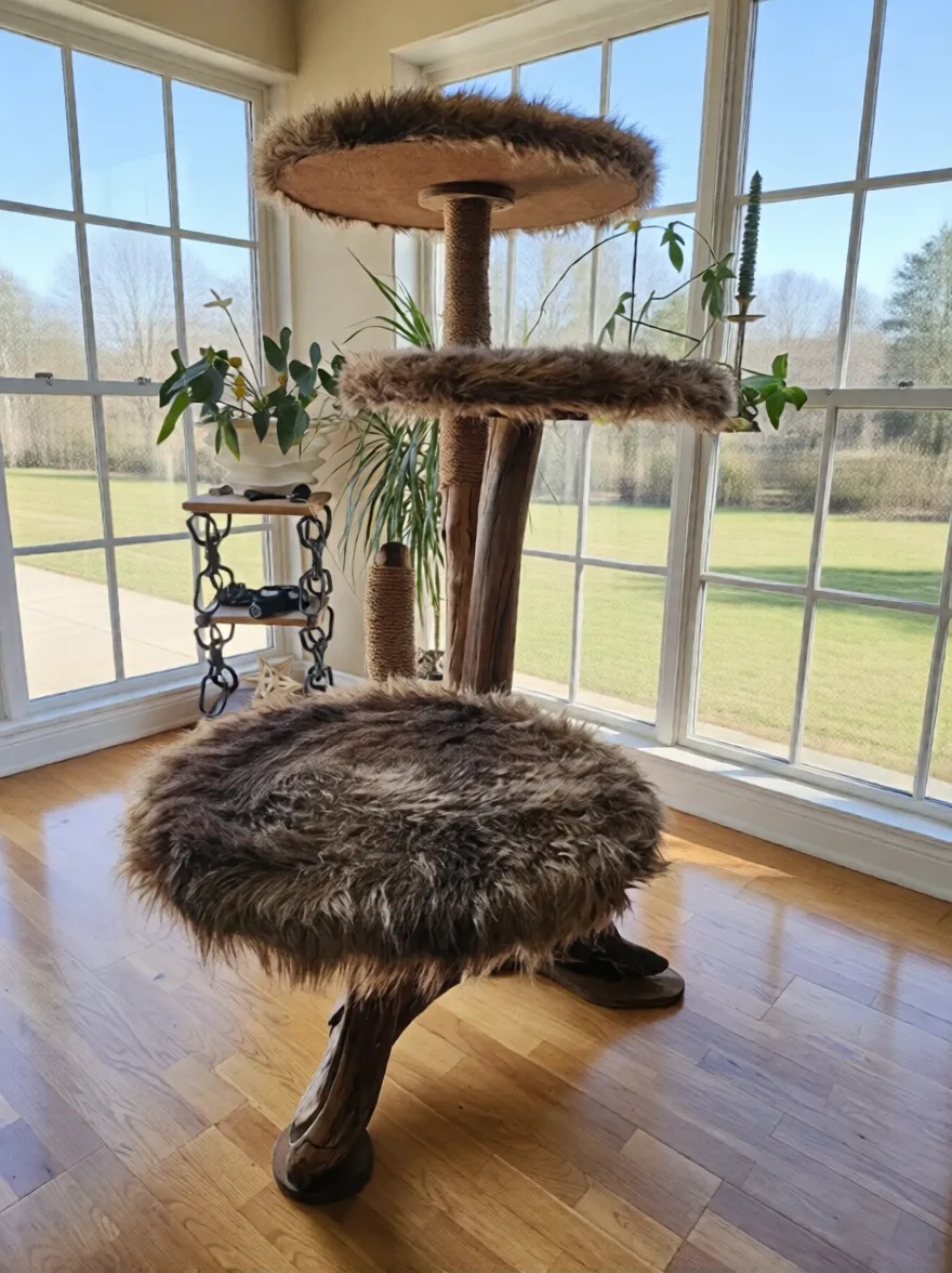 Grand Driftwood Cat Tree by Happiest Cat