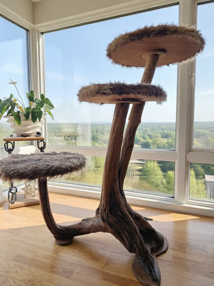 Grand Driftwood Cat Tree by Happiest Cat