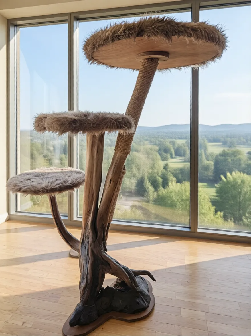 Grand Driftwood Cat Tree by Happiest Cat