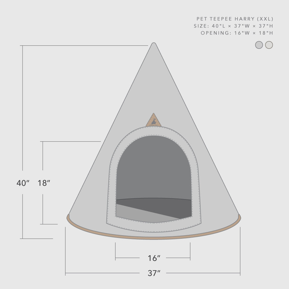 Nooee  felt cat cave in Brown