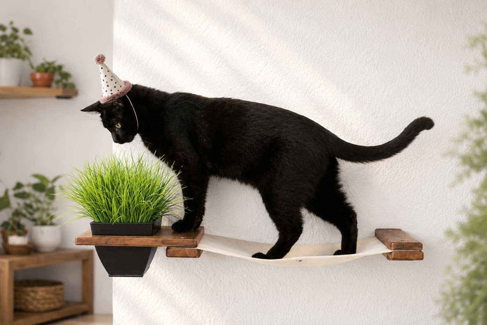 Cat Hammock Wall