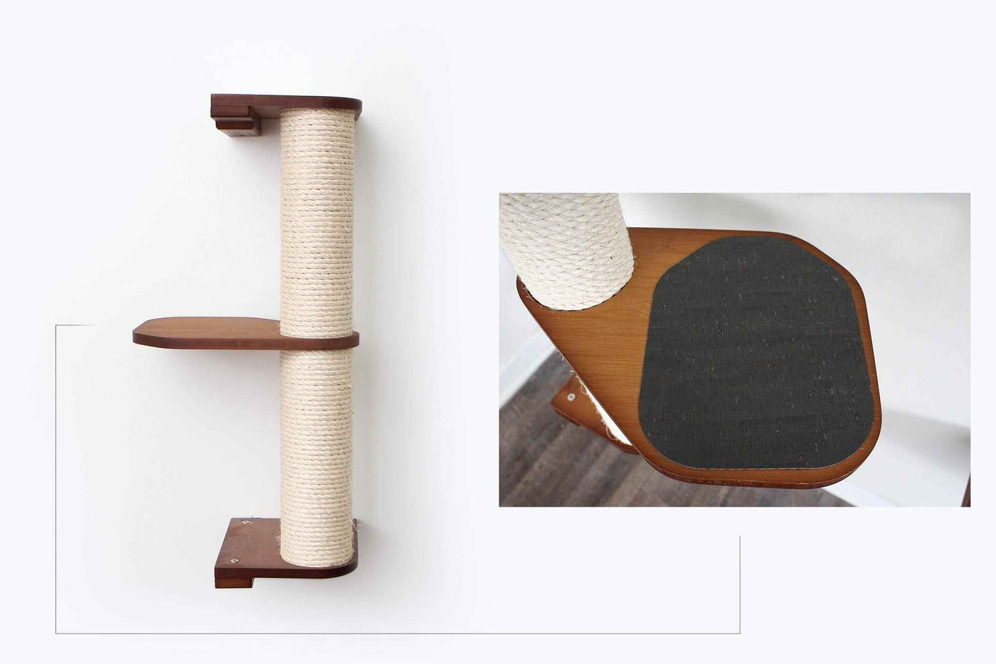 Wall Mounted Cat Climbing Pole