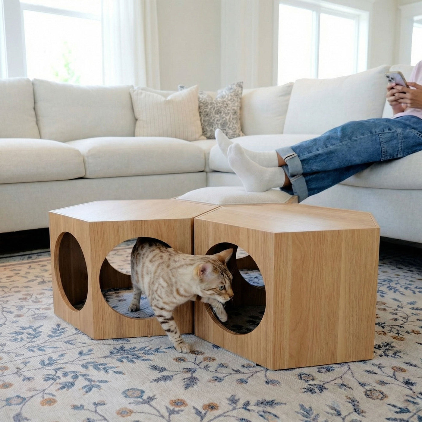 Suki Cat House Stool by 4Cats & Dogs, view 3
