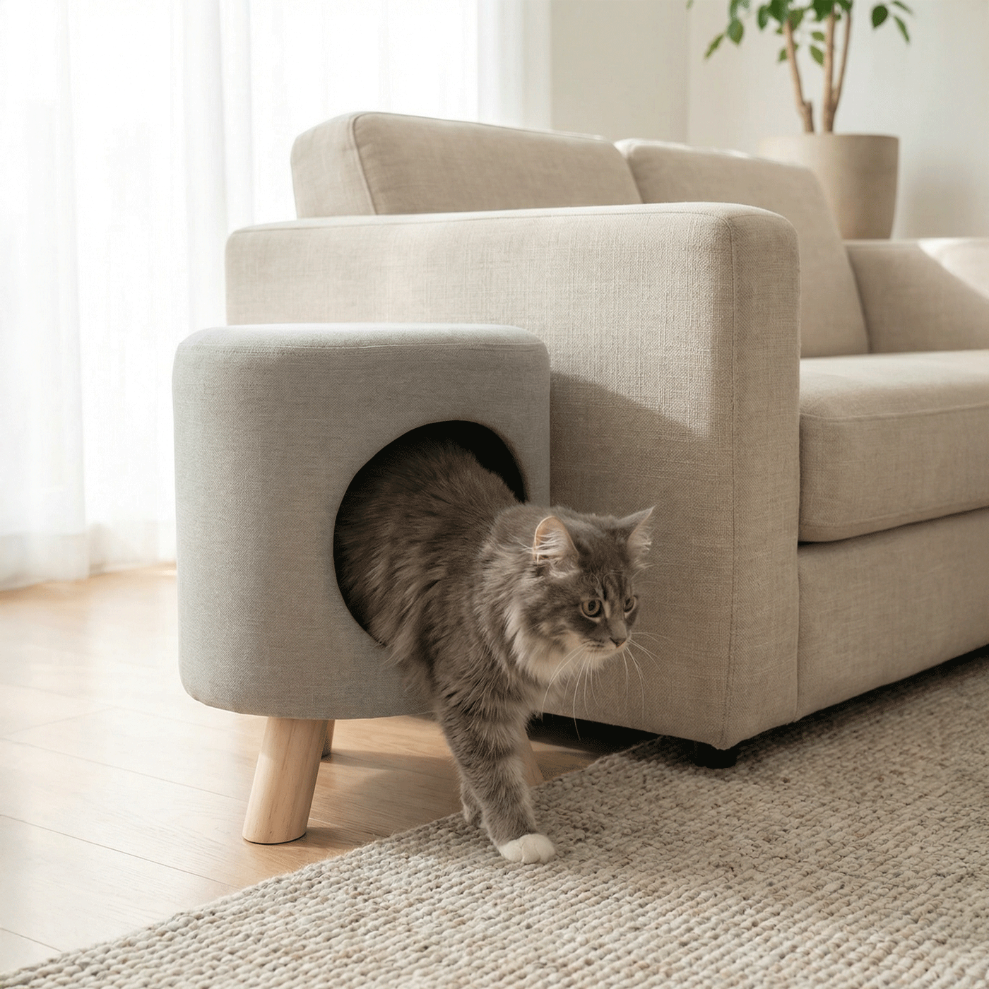 Wallie Cat Stool and Nook by 4Cats & Dogs, view 3