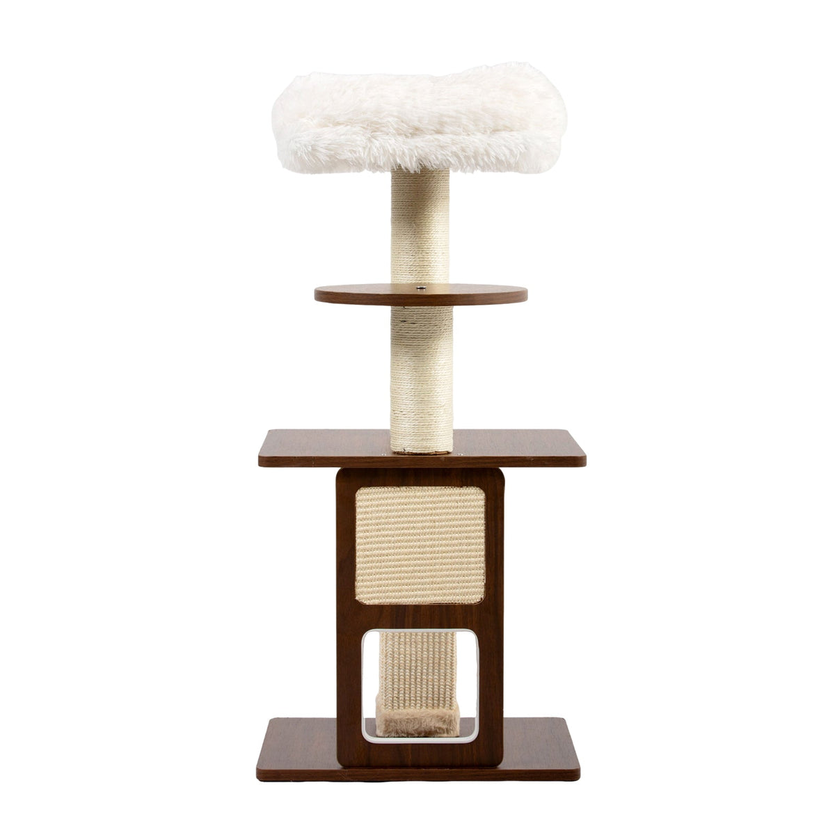 Walnut Modern Cat Tree by SeasonHome