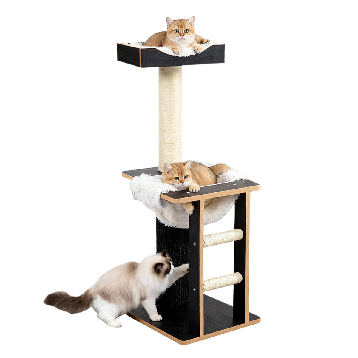 Walnut Tower Cat Tree by SeasonHome