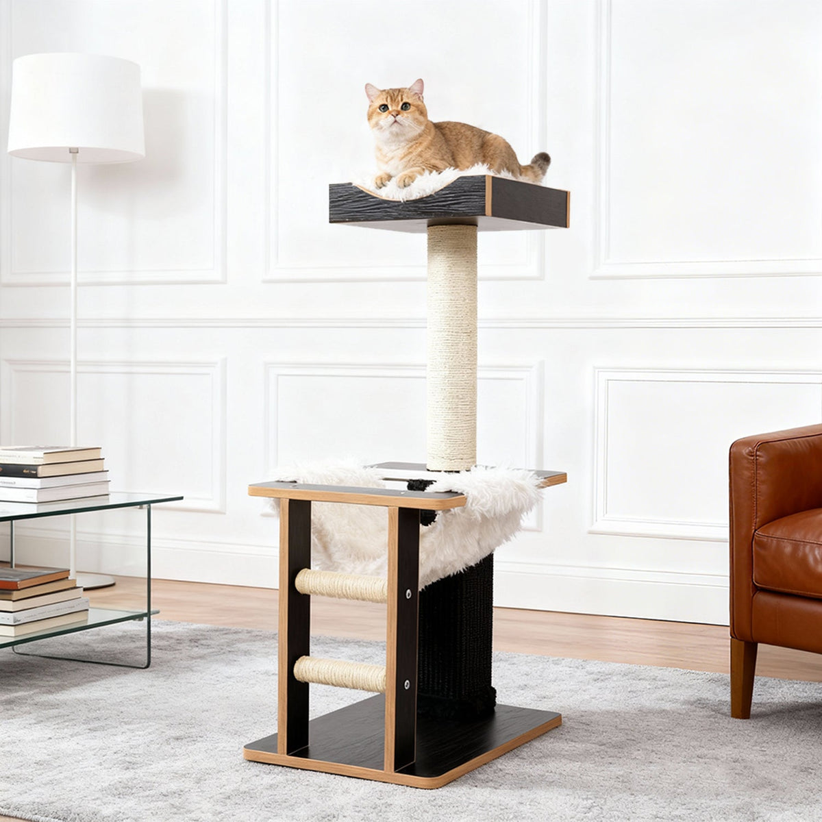 Walnut Tower Cat Tree by SeasonHome